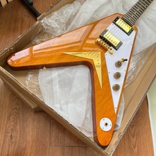 NEW Flying V Natural Mahogany