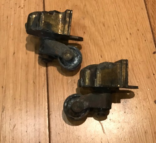 Antique brass claw foot - antique,