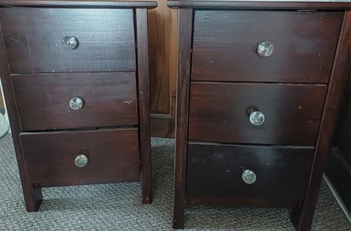 Bedside table pair - bedside,