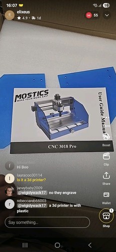 Mostics cnc 3018 - cnc, pro