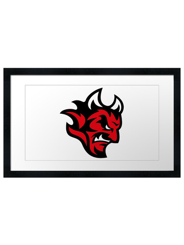 Cardiff devils logo framed - logo,