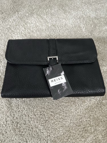 Reiss men black leather - men’s,