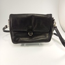 Gianni Conti Black Soft Leather Shoulder Shoulder Bag – Classic Italian Design