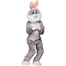 Adult Grey Rabbit Easter Bunny
