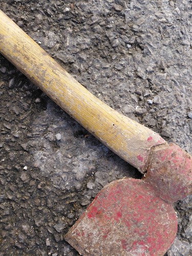 Old axe found name - name, on