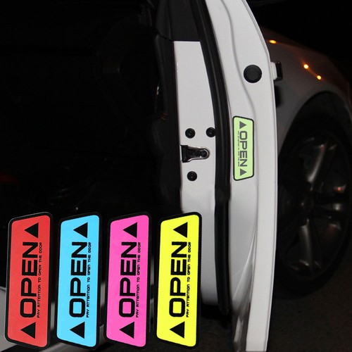 4pcs open reflective - open,