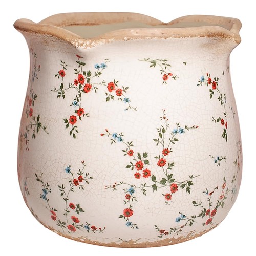 Vintage ceramic plant pot - plant,