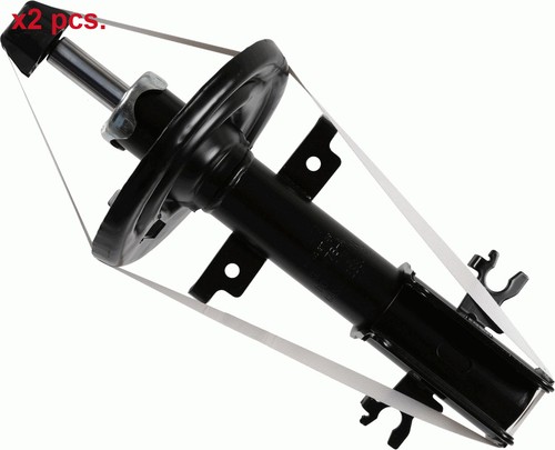 Pcs front shock absorber - front,