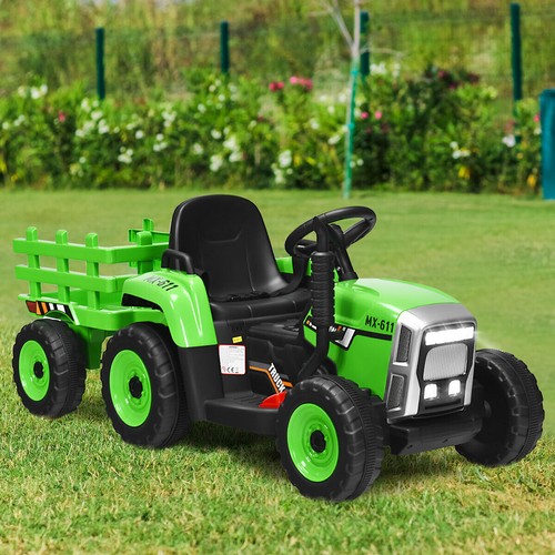 Kids ride tractor trailer - on, &