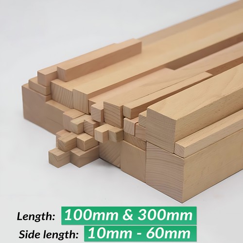 Beech square wooden - beech, bar