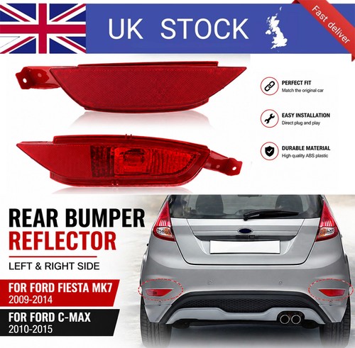 2pc rear bumper reflector tail - bumper,