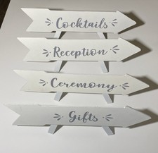New Set of 4 Wedding Arrow