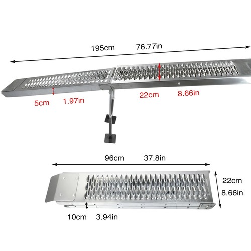 Loading ramp folding - ramp,