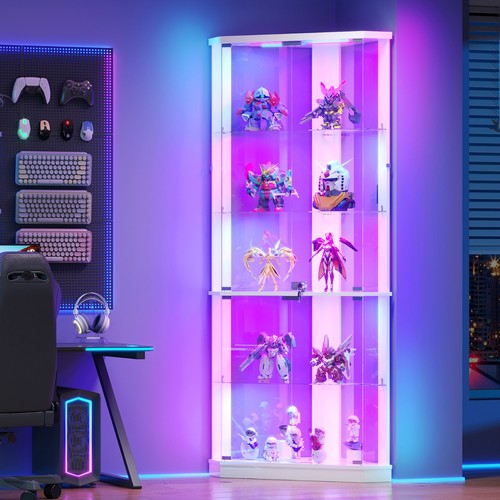 Glass corner display cabinet - display,