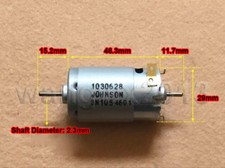 1pcs For Johnson 395 DC12V-18V 11700rpm Dual Shaft Carbon Brush Motor for Robot