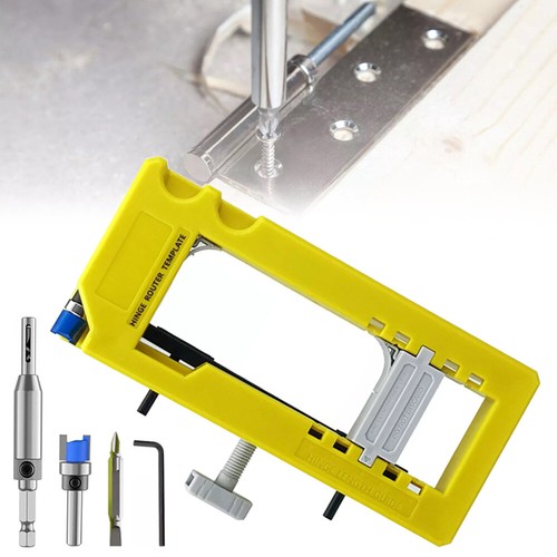Door hinge routing jig stable - routing,