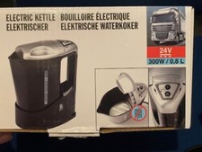 24V Kettle with Holder for Truck AllRide Black 300W 0.8L