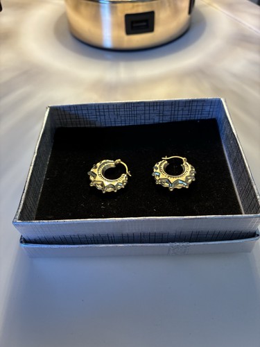 9ct yellow gold fancy creole - fancy,