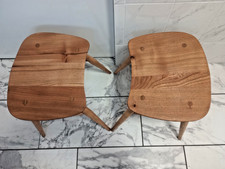 PAIR OF MID CENTURY ERCOL  ELM