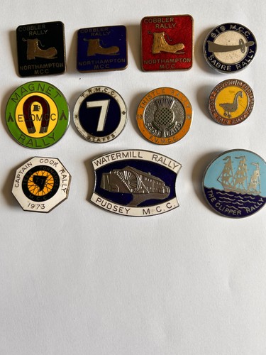 Motorcycle rally pin badges - motorcycle,