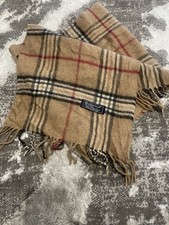 Burberry Wool Scarf. Brown