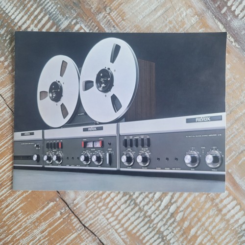 Vintage dealer brochure - vintage, revox