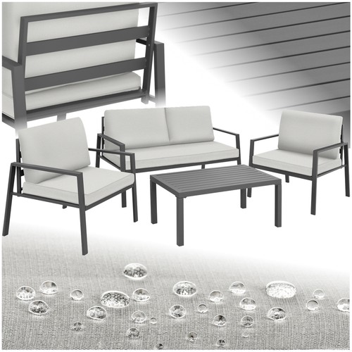 Garden furniture table - table, and