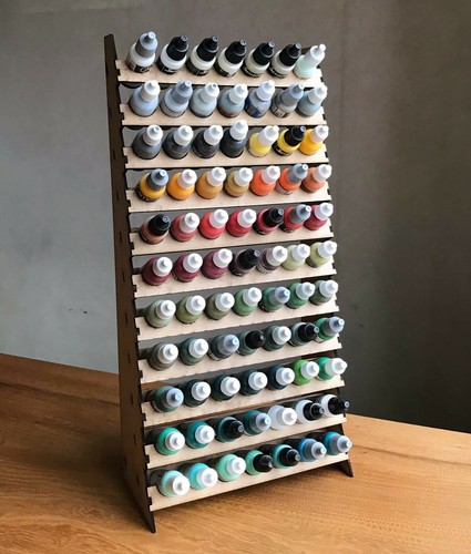 Pot paint rack - paint, vallejo