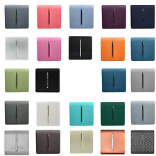 Light Switches 1 Gang 2 Way Screwless Designer Decorative Modern Trendi Switch
