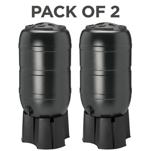 210l rain water butt - 2x, kit