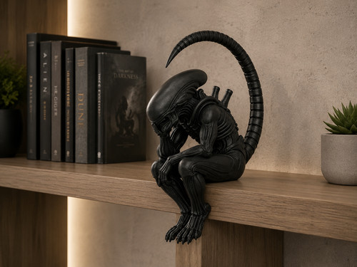 The thinking alien shelf - the,
