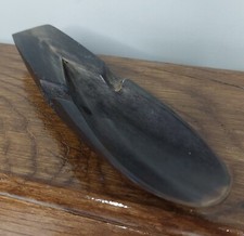 Horn Ash Trinket Tray Vintage Collectable Style Dark Smooth Material