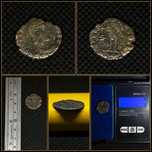 Ancient roman gallic radiate - ancient,