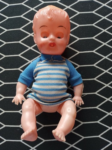 Vintage hard plastic baby - vintage,