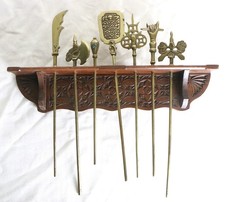 Vintage Brass Set 7 Small