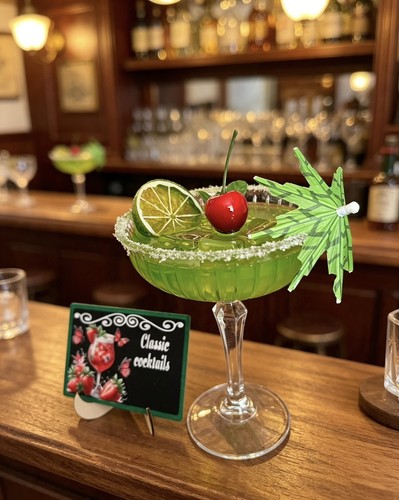 Fake artificial cocktail drink - fake,