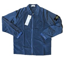Stone Island Nylon Metal Overshirt Jacket Windbreaker Medium Blue