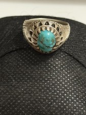 Men's Turquoise Blue Ring In
