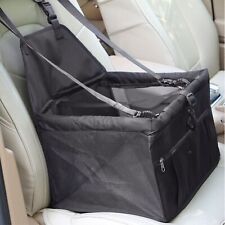 Folding Dog Booster Pet Car Seat Cat Safe Puppy Travel Carrier Bed Bag Basket UK