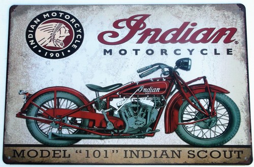 Indian motorcycle metal - motorcycle, tin