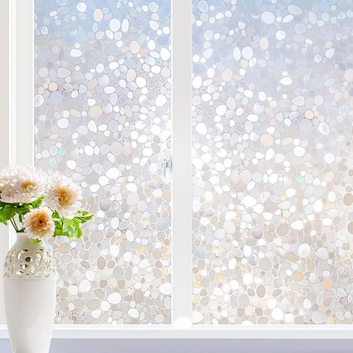 Rainbow frosted window film - window,