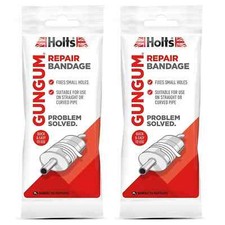 2 x Holts Gun Gum Silencer Repair Bandage Exhaust Band