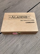 Aladino Corojo Wooden Cigar Box Honduras Crafts Storage