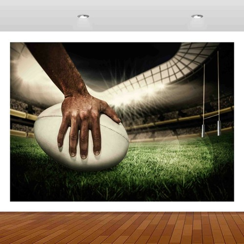 Rugby ball player stadium - ball,