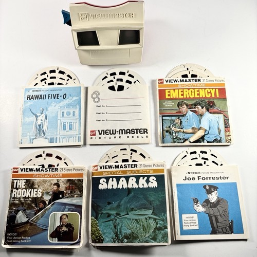1970s gaf viewmaster red white - gaf,