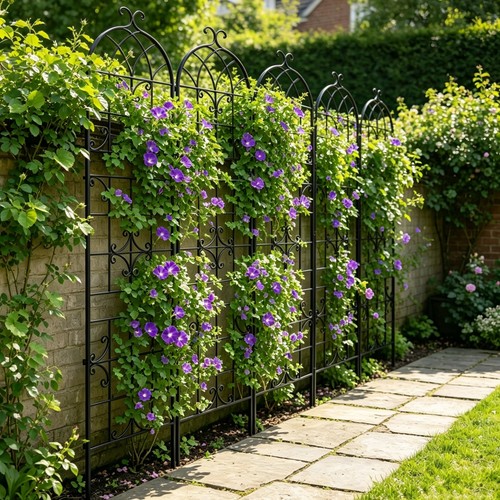 Metal garden trellis - 3x,