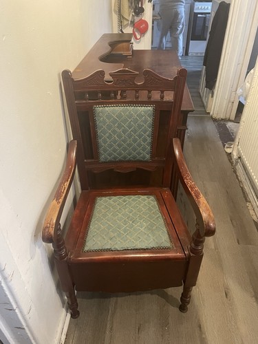 Antique commode seat - commode,