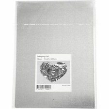 Silver Stamping Foil Sheets -