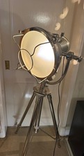 vintage-style tripod spotlight