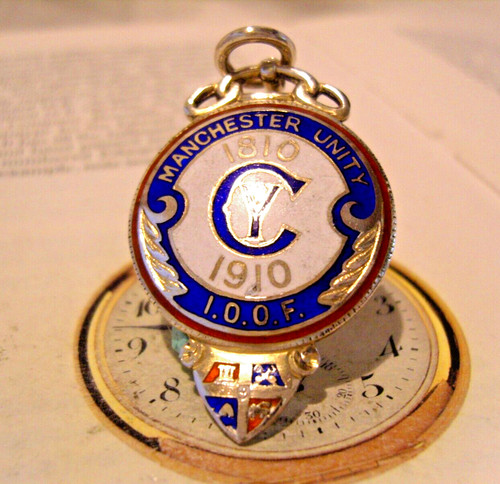 Masonic pocket watch chain - pocket, fob